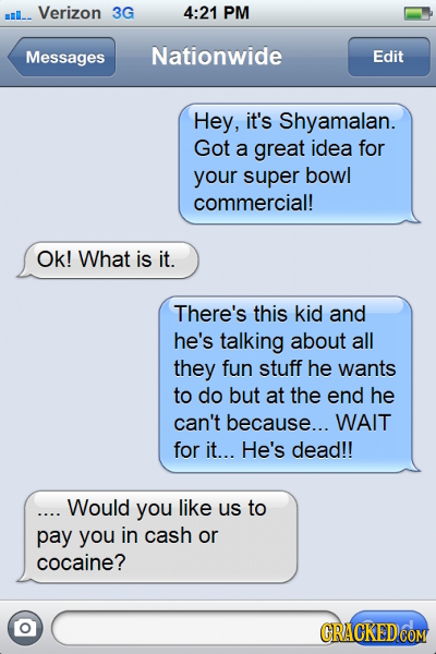 16 Lost Text Messages That Would Explain Everything