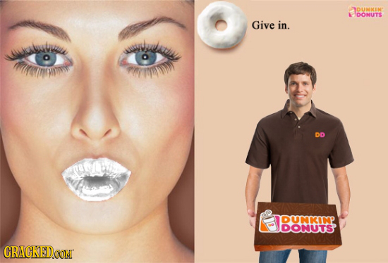 BDUNIN DONUTS Give in. DUNKONP DONUTS CRACKEDCON 