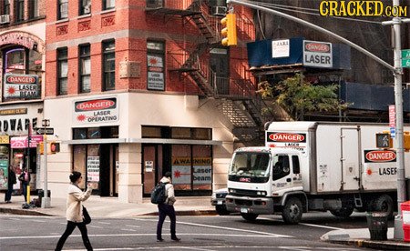 CRACKED COM CANERT LASER CDANCEERD LASER RAM BANGERD LASEE OPERATING TANGE (DANGER Laser LASEF I0 beam