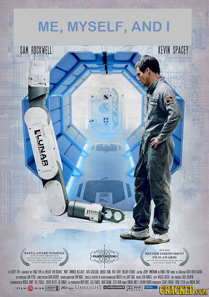 ME, MYSELF, AND SAM RDCKWELL KEVIN SPACEY BNAR ANSIU BLAFTA AWARDNOMINEE Guedsnn RRITISH INDEPENDENT AMADYS B BBB TINEH O RI INEE KLE ER SED BED ERLUI
