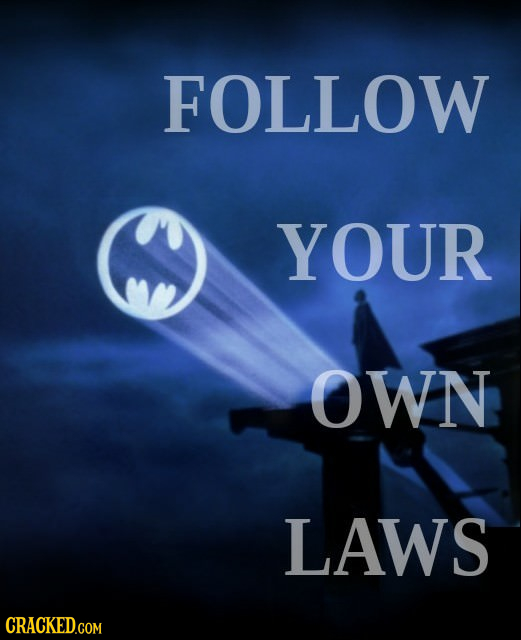 FOLLOW YOUR OWN LAWS CRACKED.COM