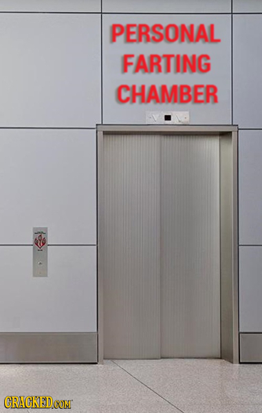 PERSONAL FARTING CHAMBER CRACKED 