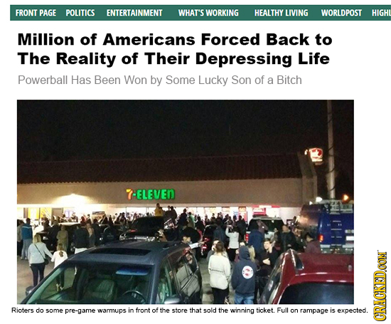 23 'Real' Headlines The Media's Too Afraid To Write- 1/24/16