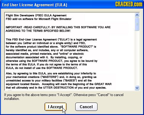End User License Agreement CRACKED.cOM (EULA) Flight Sim Developers (FSD) EULA Agreement FSD add-on software for Microsoft Flight Simulator IMPORTANT 