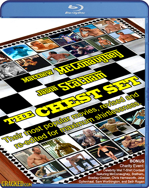 Buu-oyDisc ELOnaueY Etthe Statham S.. SON and revised C movies, shirtlessness. 5393 popular mar mamum most for Their re-edited BONUS Charity Event: Ce