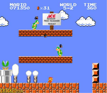 MARIO WORLD TIME 071350 x31 5-2 360 ICE Hamware FREE HAMMER FRIDAY 86 CRACKEDO COM