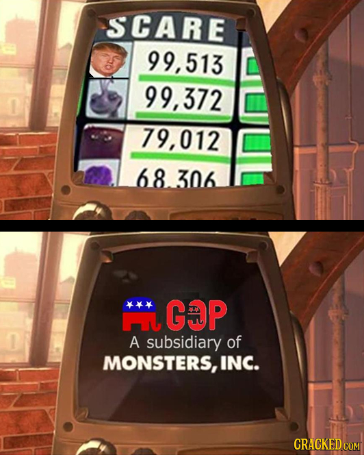 SCARE 99, 513 99,372 79,012 8. 306 .GAP A subsidiary of MONSTERS, INC. CRACKED COM 