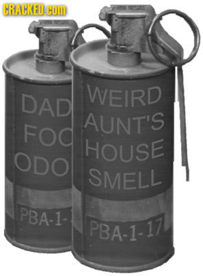 CRACKED COM DAD WEIRD AUnT'S FOD HOUSE ODO SMELL PBA-1 1 PBA-1-17