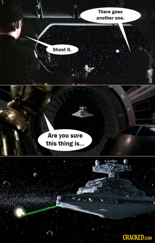 There goes another one. Shoot it. Are you sure this thing is...