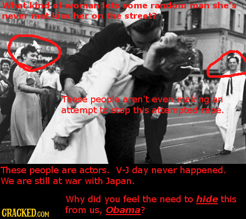 What kind af O man lets some random man she never met kiss her on the street? BAVXAILILE These people aren't ever aking an attempt to stop this attemp