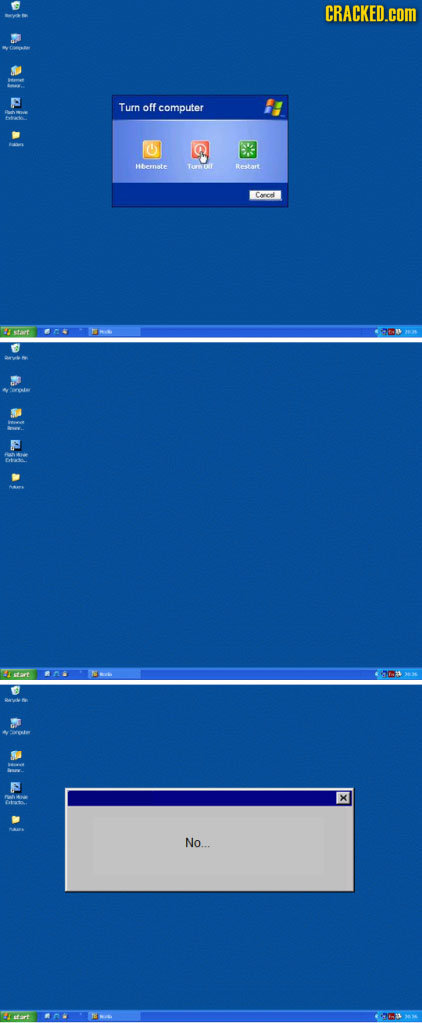 CRACKED.cOM Turn off computer Hbemnate Resart Coron s art No...