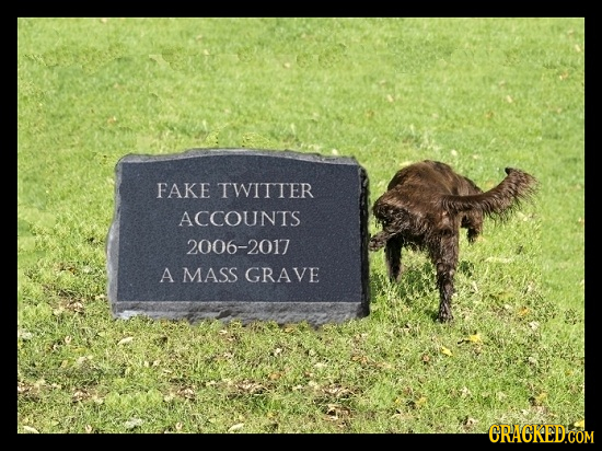 FAKE TWITTER ACCOUNTS 2006-2017 A MASS GRAVE