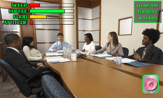 If Everyday Life Had an In-Game Display