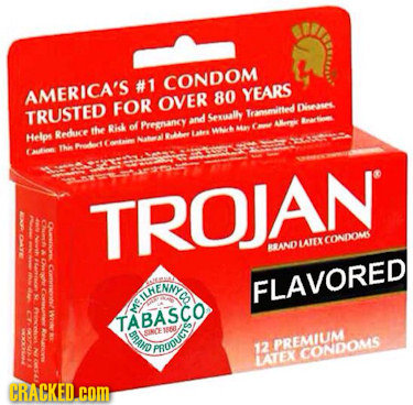 #1 CONDOM AMERICA'S 80 YEARS FOR OVER Olnase TRUSTED and Serually lramvinted od ARori the Rid Pregrncy CAN Helpr Redance las HI obes FiG TROJAN LATEK 