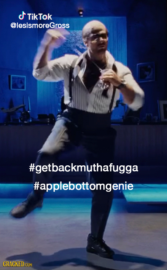 cJ TikTok @lesismoreGross #getbackmuthafugga #applebottomgenie