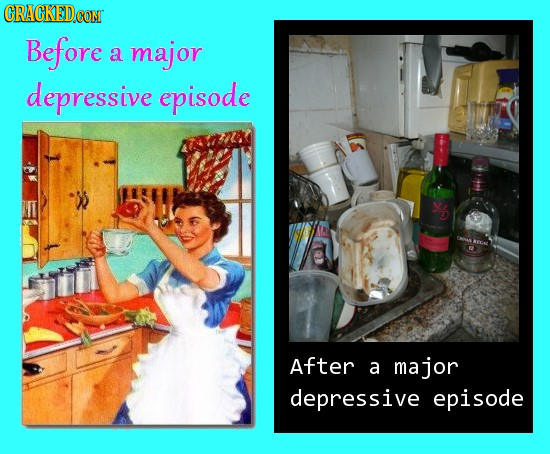 CRACKEDCON Before a major depressive episode After a major depressive episode