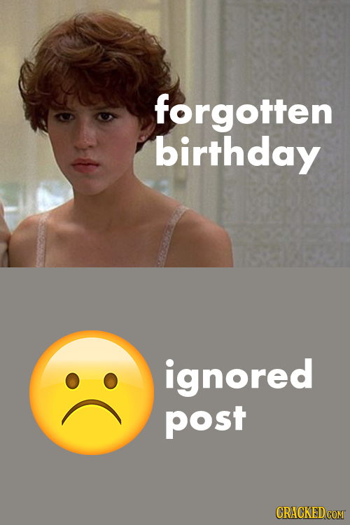 forgotten birthday ignored post CRACKED COM 