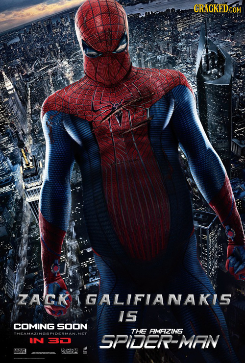 CRACKEDCON ZAG.K GALIFIANAKIS 15 COMING SOON THE FIMAZIN THEAMAZINGSPIDERMAN.NET SPIDER-MEN MARVEL