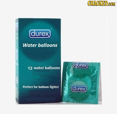 CRACKEDOON durex Water balloons durex 12 water balloons Perfect for balloon fights! durex
