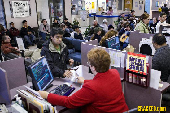 DMV fCse RsTAno NEHEWAIS IMPROVE CUSTOMER SERVICE CRACKED.cOM