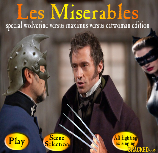 Les Miserables spccial wolverinc versus maximus versus catwoman cdition Play Scene All fighting Selection 0O singing CRACKED COM 
