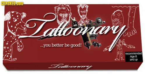 CRACKEDUML alloonain Tediooray ...you better be good! recommencled Age 8 and up dtoomay