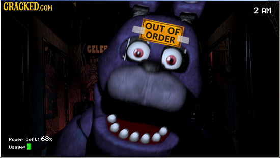 2 AM OUT OF ORDER CELEP Pover left: 68% Usage: