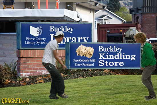 Buckley L Pierce County rarv Library System Buckley Kindling Free Cobweb With Store Every Purchase! CRACKEDcO