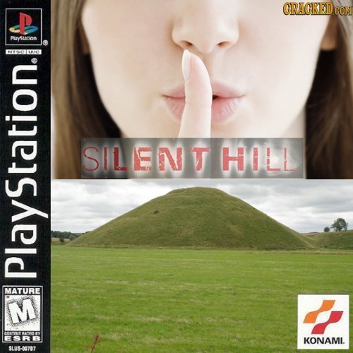 CRACKED.CON NTOIG SILENTHILL Station. MATURE ESRE KONAMI SUS:-00787