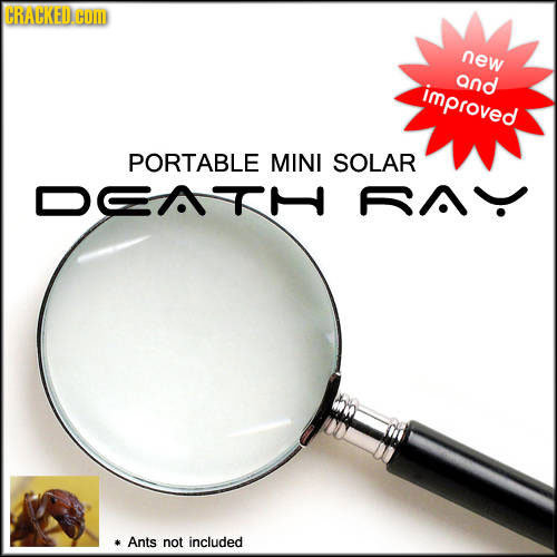 CRACKED COM new and improved PORTABLE MINI SOLAR OCATH RA Ants not included