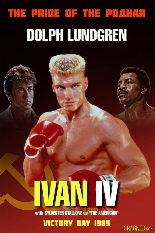 THE PRIDE OF THE POAHAA DOLPH LUNDGREN IVAN IV with SYLVESTER STALLONE as THE AMERICAN VICTORY DAY 1985 CRACKED COM