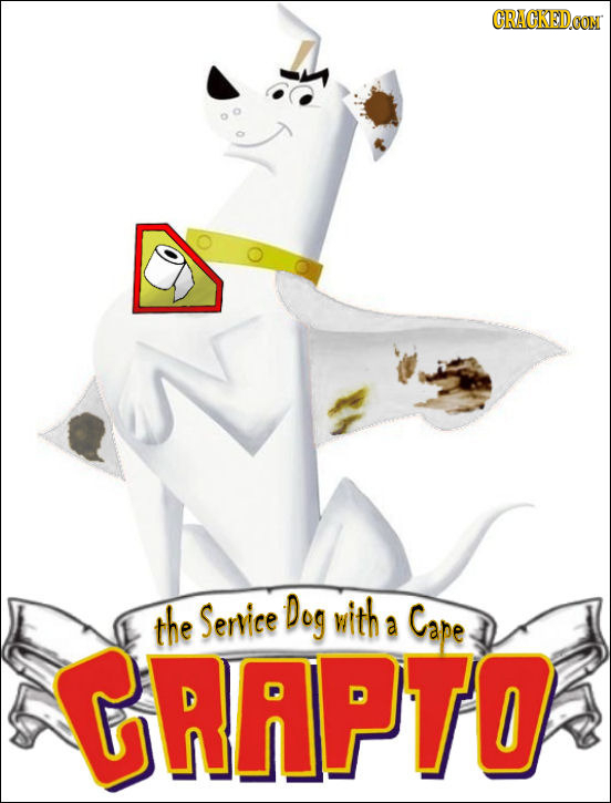 GRAGKEDCOM the Serviee Dog with a Cape GHAPTO