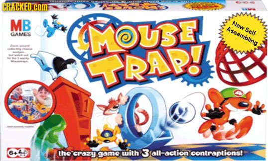 CRACKED COME MB MOUSE NOW esemblin Self GAMES URAP7 6440 64 the CrzY game with 3 Sall-action contraptions!