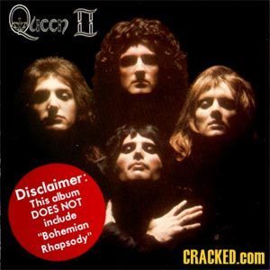 Qucc? DH Disclaimer: album This NOT DOES include Bohemian Rhopsody CRACKED.COM