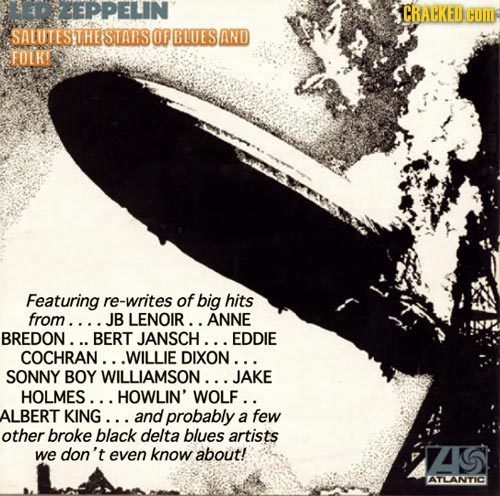 EPPELIN CRACKED COM HESTARS OF BLUES AND FOLK Featuring re-writes of big hits from.... JB LENOIR .. ANNE BREDON . .. BERT JANSCH ... EDDIE COCHRAN...W