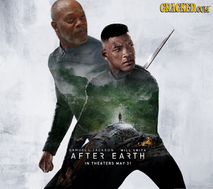 GRAGKEDO SAMULEI ACKSON WILL SMETH AFTER EARTH IN THEATERE MAY 11