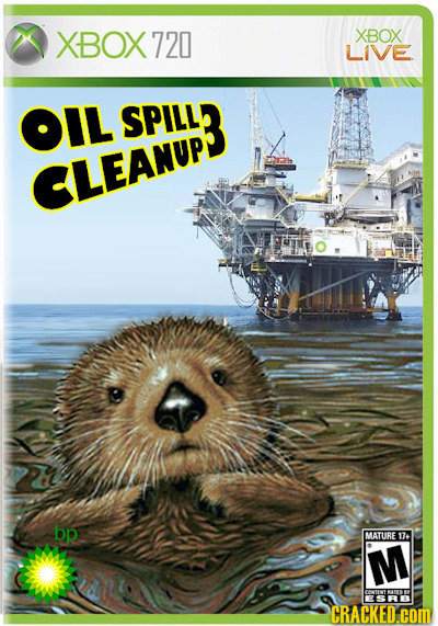XBOX 720 XBOX LIVE OIL SPILL3 CLEANUP bp MATURE 17+ M CRACKED.COM