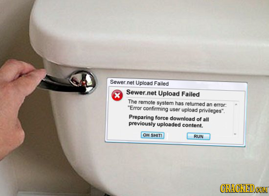 Sewer.net Upload Failed Sewer.net Upload Failed The remote system has retumed an error Error confirming user upload privileges. Preparing force down