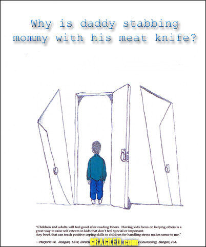 Why is daddy stabbing mommy with his meat knife? WO Cdren and adlath alt 4oet good ofe readine Tors Having ttetoc on hetping others greiat aw eeseern