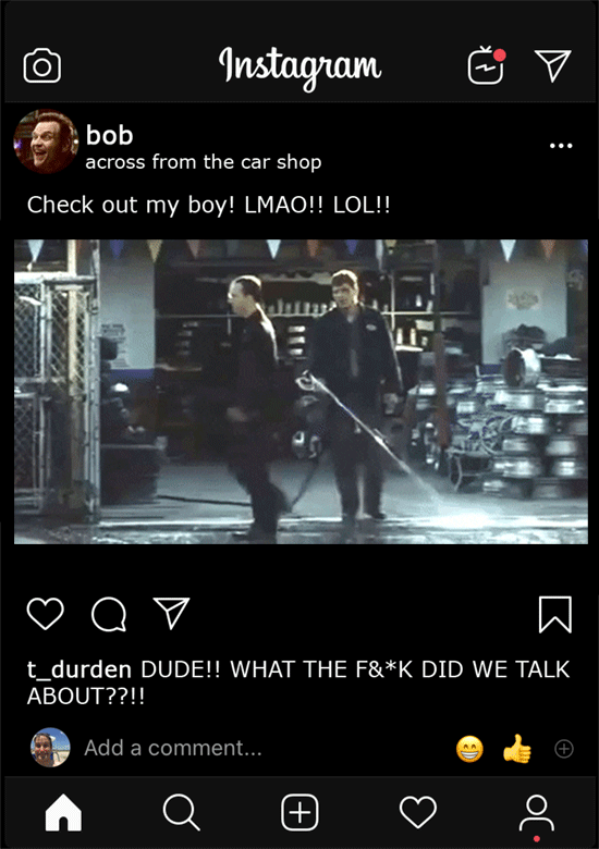 Your Favorite Characters, With Social Media