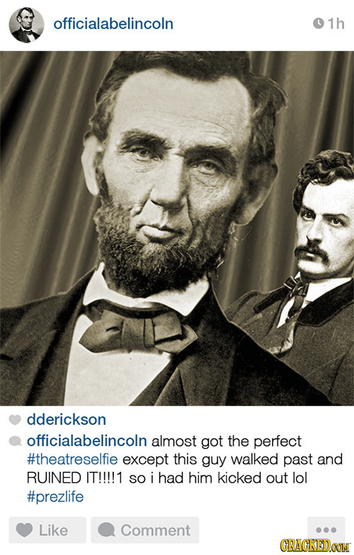 officialabelincoln 1h dderickson officialabelincoln almost got the perfect #theatreselfie except this guy walked past and RUINED IT!!!!1 SO i had him