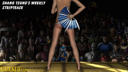 SHANG TSUNG'S WEEKLY STRIPTEASE GRACKED cO COM