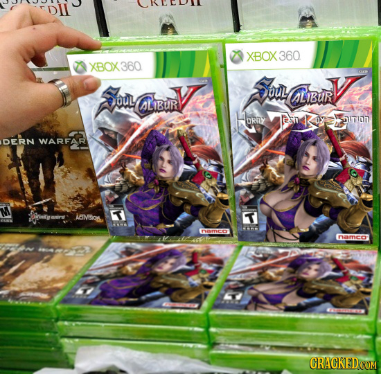 XBOX 360 XBOX360 CH OuL YOLBORV OLBURV ALIBUR ouL ALIBUR ORY ESD aton DERN WARFAR M ilriail ACIMEION ET aira T DDEO ecka namco