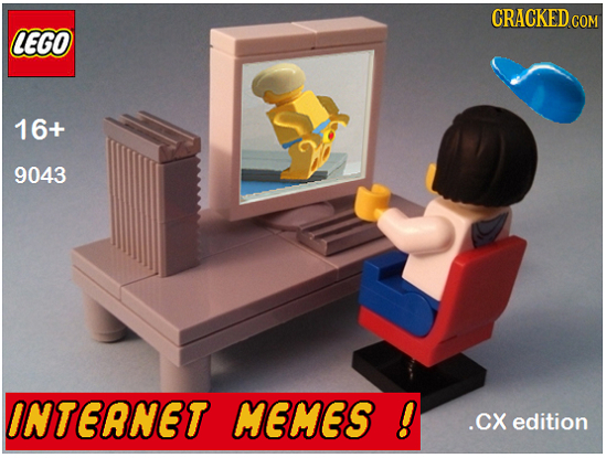 CRACKED COM LEGO 16+ 9043 NTEANET MEMES ! .CX edition
