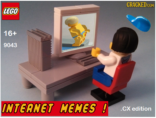 CRACKED COM LEGO 16+ 9043 NTEANET MEMES ! .CX edition 