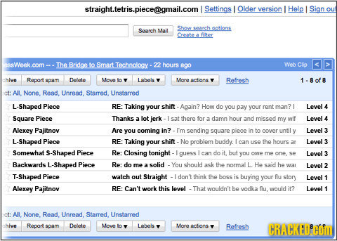 straight.tetris.piece@gmail.coml Settings Older version Help Sign o Search Show seareh ootions Mail Create a ftter essWeek.com-- The Bridge to Smart T