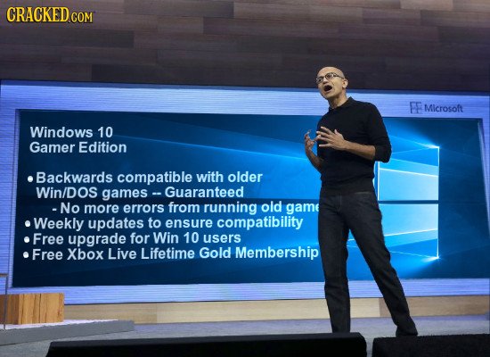 CRACKED CON COM EE Microsoft Windows 10 Gamer Edition Backwards compatible with older Win/DOS games -Guaranteed -No more errors from running old game