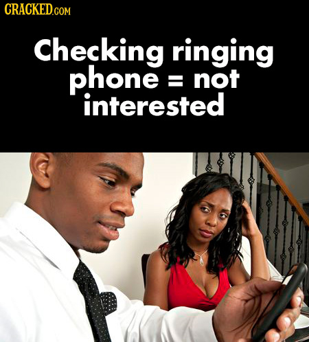 CRACKED.COM Checking ringing phone e not interested 