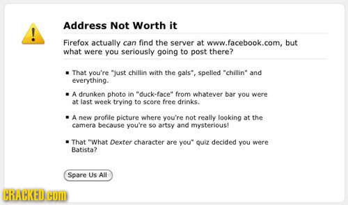 If Error Messages Had a Sense of Humor