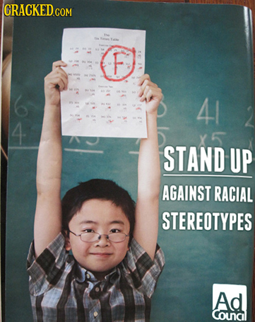 F 41 4 STAND UP AGAINST RACIAL STEREOTYPES Ad Counal
